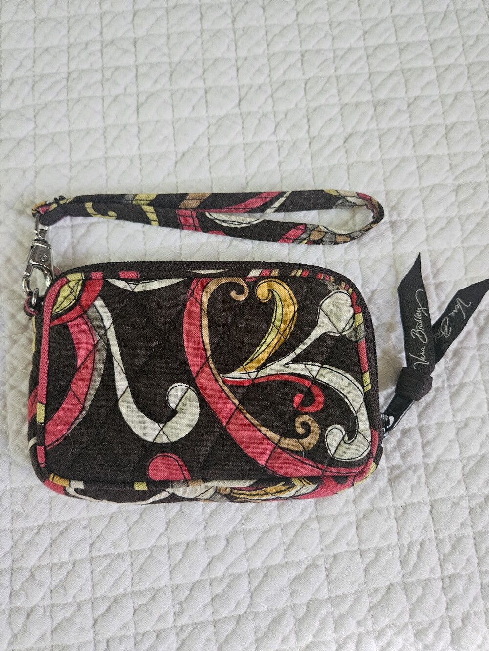Vera Bradley Puccini zippered wristlet